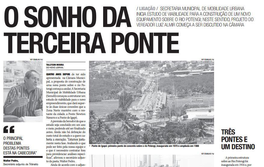 VEÍCULO: NOVO JORNAL DATA: