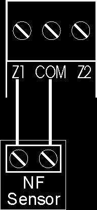 O Teclado XAT 2000 LCD é ligado em paralelo com a fiação do receptor, ou seja, ligue o fio verde (T1) do teclado no terminal T1 da central e o fio amarelo (T2) do teclado no T2 da central.