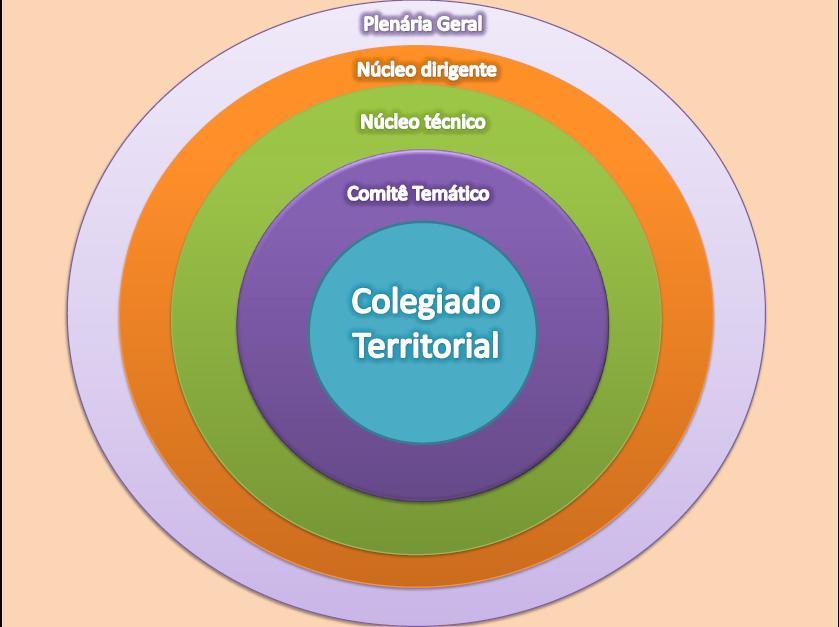 Figura 31: Diagrama Organizacional Fonte: Equipe Técnica Estadual/Consultores/Assessores e Colegiados, 2009.