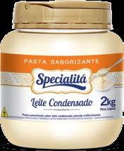 Pastas Saborizantes Specialitá PRODUTOS DESENVOLVIDOS COM AROMAS IDÊNTICOS AO NATURAL DOSAGEM: A GOSTO. LEITE CONDENSADO O leite condensado está presente em uma grande variedade de receitas doces.