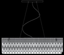 720mm 360mm SD9045 Pendente de