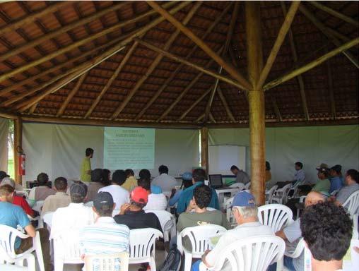 2 - A ação interinstitucional possibilitou à Embrapa Meio Ambiente estreitar as relações e parcerias locais para construção participativa do conhecimento.