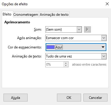 Vamos conhecer mais um recurso de Animação Desta vez aplicaremos um efeito após a animação do texto da caixa que contém os cursos: 1 Clique no botão + (à esquerda do objeto) para exibir os