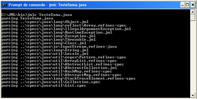 2.4.1 O compilador JML (jmlc) ESCOLA POLITÉCNICA Para que uma especificação de software usando as anotações da linguagem JML sejam reconhecidas como construções da própria linguagem JML é preciso que