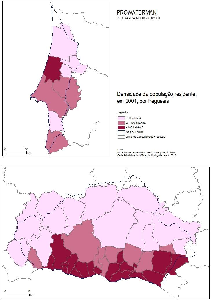 Fig. 2 Densidade da população