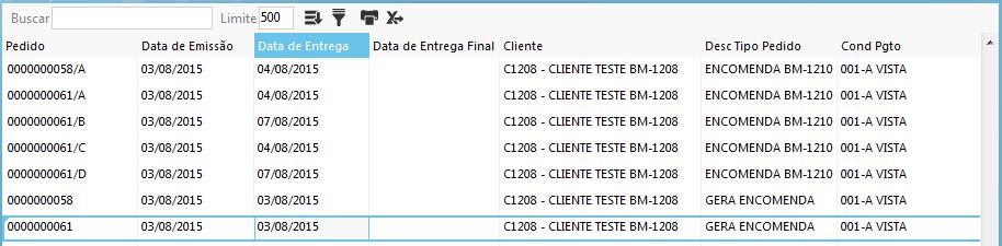 Clique em Efetivar para incluir o pedido. O sistema emitirá uma mensagem perguntando se usuário irá imprimir um documento, se houver documento configurado clique em SIM, ou NÃO para prosseguir.