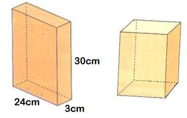 (D) É uma pirâmide de base retangular. (E) É um prisma de base triangular. Item 15.