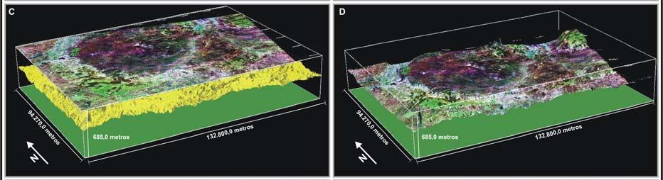 carbonáticas (Formação Jandaíra). São também descritos na área depósitos de origem aluvial interpretados como paleocanais do Rio Assu. Figura 3.