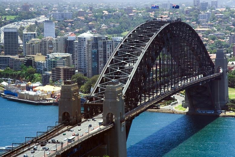 de aço Sidney Harbour