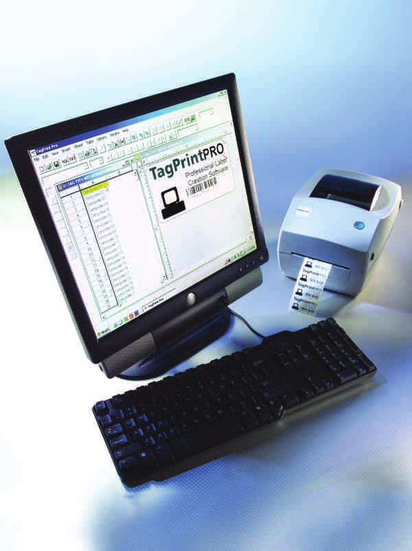 fornecido com a impressora Cutter S000 Software HellermannTyton TagprintPro Tagprint Pro.