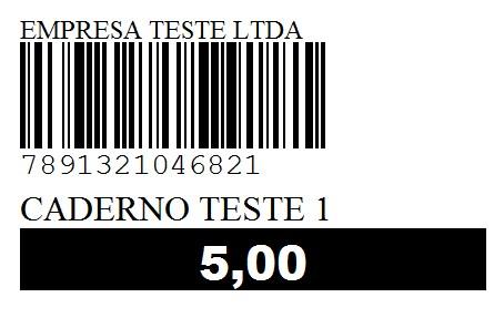 17 Térmica Zebra (TLP 2844) Bobina Modelo 4 (Três Etiquetas Por