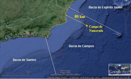 1 INTRODUÇÃO Descoberto no ano de 1975, o Campo de Namorado está localizado na região centro-norte da zona de acumulação de hidrocarbonetos da Bacia de campos.