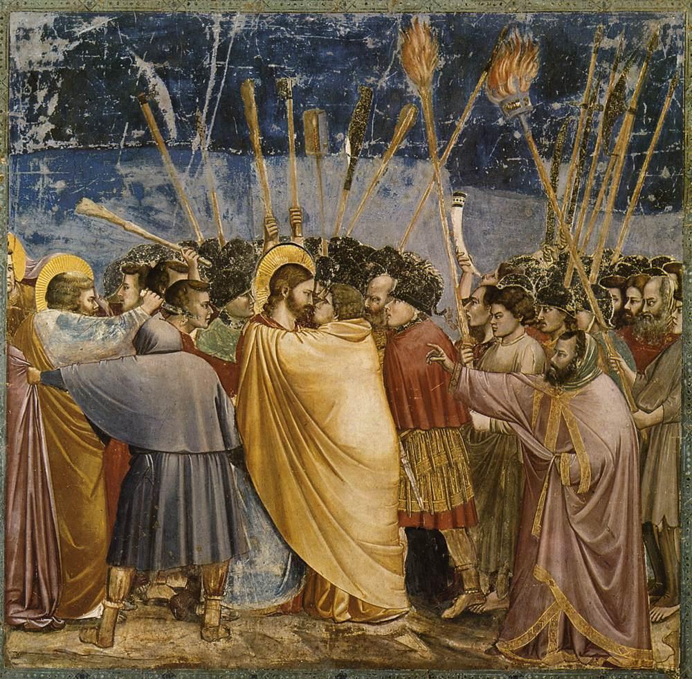 Exemplos da dessacralização século XIV A Prisão de Cristo - Kiss
