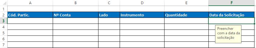 br e o assunto deve ser: [BLOQUEIO DE EXERCÍCIO] SOLICITAÇÃO (COD CORRETORA NOME CORRETORA).