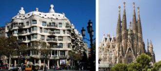 Arquiteto Catalão Antoni Gaudí (1852-1926); Casa Milá, (1905/1910) Catedral da Sagrada Família