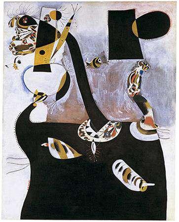 Mulher sentada II (1939). Joan Miró.