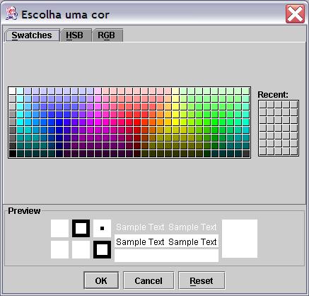 Nesta interface você pode definir ou redefinir: o título do nó; o rótulo para a aresta; a cor do nó; a cor do texto; o texto (hint), que será exigido quando o cursor é deixado por alguns segundos