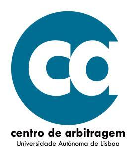 REGULAMENTO DE CUSTAS CENTRO DE ARBITRAGEM DA UNIVERSIDADE AUTÓNOMA DE LISBOA Artigo 1º (Encargos da arbitragem) 1. No processo arbitral haverá lugar ao pagamento de encargos. 2.