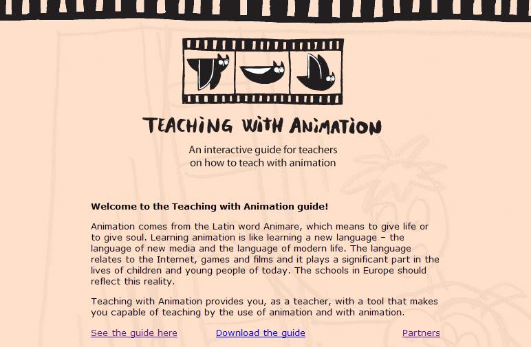 Manual e Guia de Utilização e Exploração do Teaching With Animation 1. Para acedermos à página, devemos, no browser da Internet digitar o seguinte endereço: http://www.animwork.dk/twa/index.