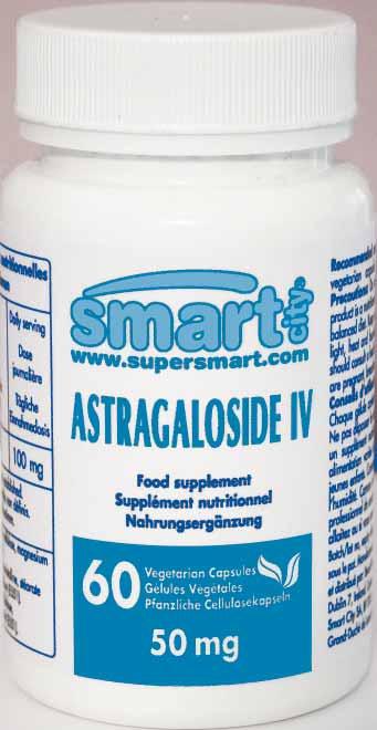 Astragaloside IV 60 cápsulas vegetais Código 0603 O astragalósido IV está presente em quantidade infinitesimal na raiz do Astragalus membranaceus, que ocupa um lugar de destaque particular na