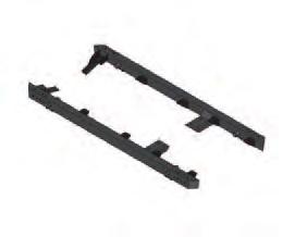 DEF. 0 HC / RHD / CD (99-08) Ref.: 00.PLH5PTD5 Laterais p/ hi-lift; S/ alumínio; Preto Side bars w/ hi-lift support; Black.p.c.steel Ref.: 008 Proteção de barras; Zincada; V.