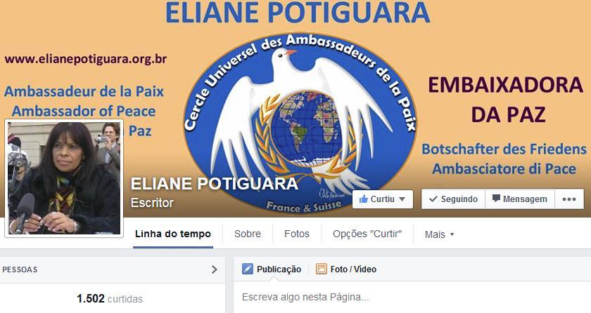 Gestão de Redes Sociais Eliane Potiguara (http://www.facebook.