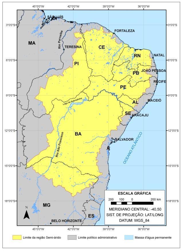 O clima semiárido está presente no Brasil nas regiões Nordeste e Sudeste. Corresponde a uma área de 982.