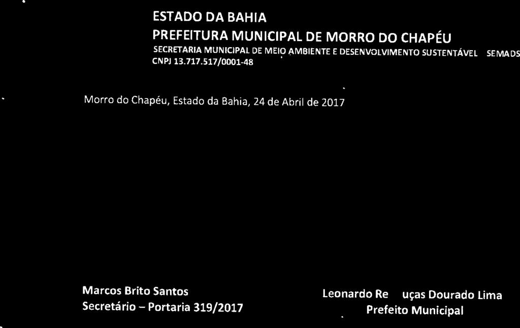 sexta-feira, 28 de abril de 2017 Ano I - Edição nº 00071 Caderno 1 Diário Oficial do Município 013 ESTADO DA BAHIA ~1184==8:=111111.