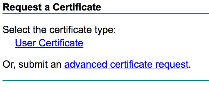 Você então tem que ceder este CSR a sua autoridade de assinatura da terceira ou a seu Public Key Infrastructure (PKI) da empresa. Etapa 2.