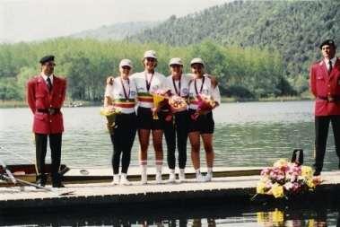 ÉPOCA 1994/95 Double Sénior - 1º Lugar Skiff Sénior - 4º Lugar Shell oito Sénior - 1º Lugar Quadri Sénior - 1º Lugar Absolutos - 1º Lugar (record