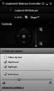 Exiba conteúdo na galeria ou carregue-o usando a janela Carregamento de um único toque. 1. Inicie o controle da câmara Web quando estiver em uma videochamada. 2.