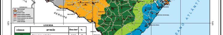Potencial Pedoclimático do Estado de Alagoas para a Cultura do Milho (Zea mays L) 49 favoráveis.