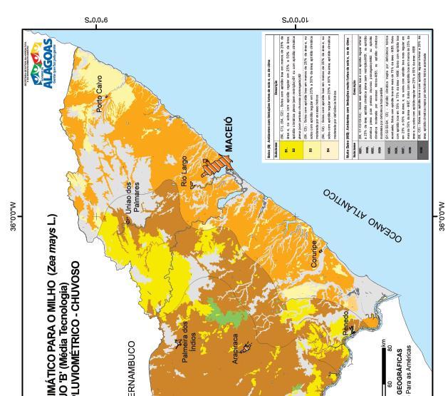 68 Potencial Pedoclimático do Estado de Alagoas para a Cultura do Milho (Zea mays L)