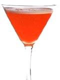 Pour into chilled glass. Garnish with pineapple wedge and maraschino cherry and straw.