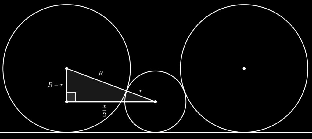Supondo que os catetos meçam b e c e a hipotenusa a, temos: A + B = ( b π ) ( c ) π x + y ( b + c ) π 4 = (x + y) ( a ) π = (x + y) = T. 13.
