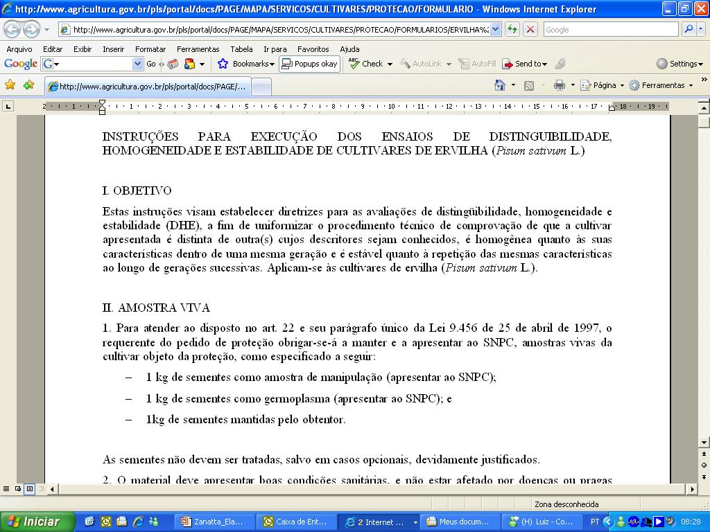 compor o ensaio; Probabilidade de condução de ensaios suplementares