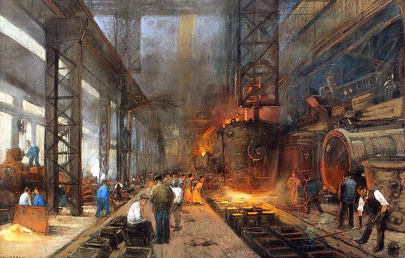 Revolução Industrial Transição de produção artesanal
