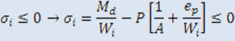 EXEMPLO protensão limitada ELS 50,6 eixo de simetria G x CF ELSF: σ i f ctm = 1,2xf ctk =1,2x 0,21xf ck 2/3 combinação frequente formação de fissuras M d = M g + 0.8 M k = 3000 + 0.