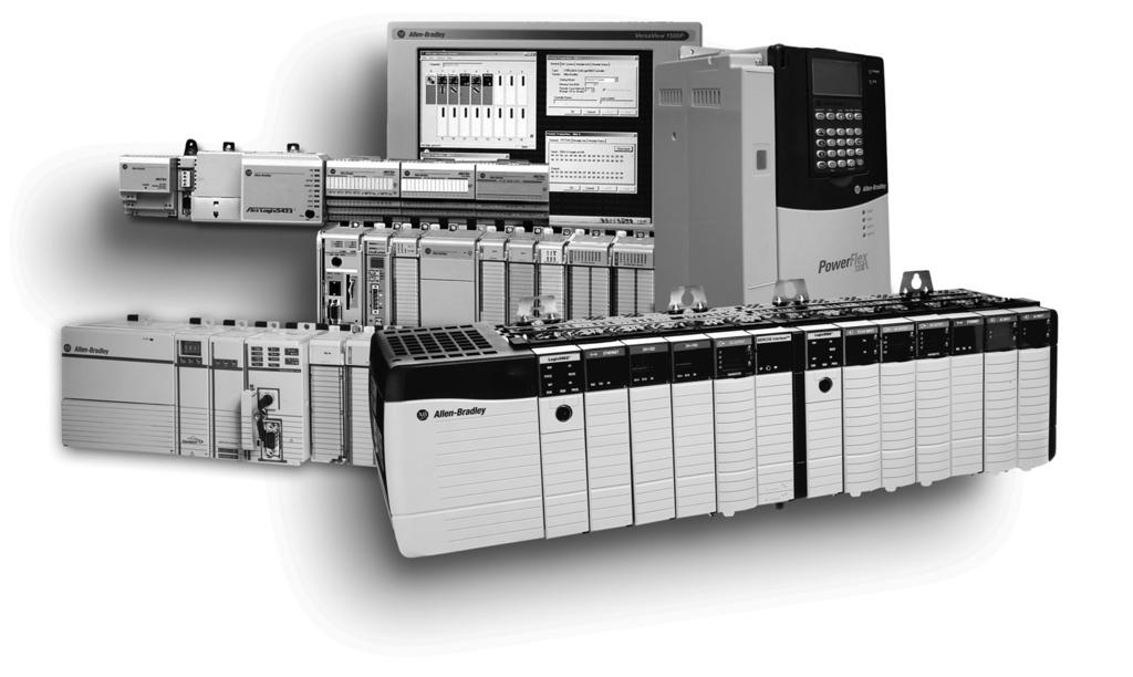 Guia de seleção do CompactLogix 1 Plataformas Logix As Plataformas Logix da Allen-Bradley fornecem uma única arquitetura de controle integrada para controle seqüencial, de processo, de movimento e de