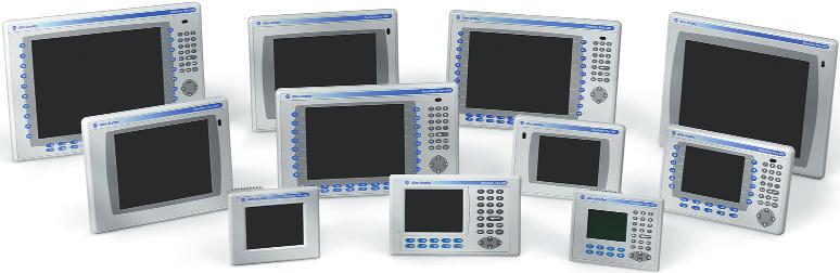 46 Guia de seleção do CompactLogix Terminal PanelView Plus O terminal PanelView Plus é ideal para aplicações com necessidade de monitorar, controlar e mostrar informações de forma gráfica,