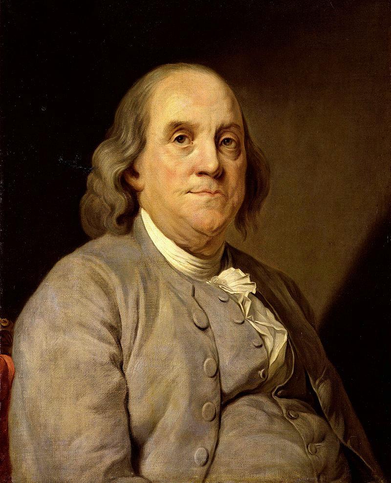 Benjamin Franklin (1706 1790) Foi, entre