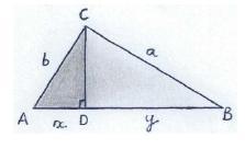 GEOMETRIA E MEDIDA GM8 Teorema de Pitágoras Relacionar o teorema de Pitágoras com a semelhança de triânglos 1.