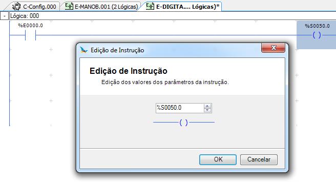 Figura 7 - Declarando Saídas Digitais Repita o procedimento para todas as outras entradas e todas as outras saídas respectivas.