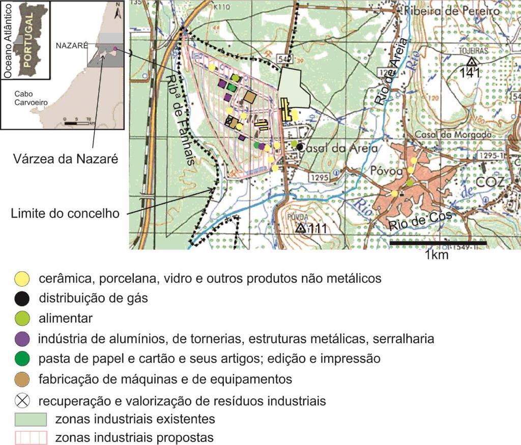 1 - INTRODUÇÃO Casal de Areia é uma aldeia da freguesia de Cós, do concelho de Alcobaça, que no final do séc. XX foi transformada numa zona industrial.