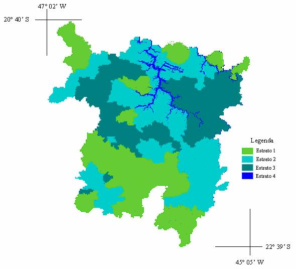 v( Z) C V.(%) = * (7). ^ Z c ^ As estmatvas resultantes da amostragem foram comparadas ao dado (mapa) de referênca, para averguação de desvos e tendêncas. 3.