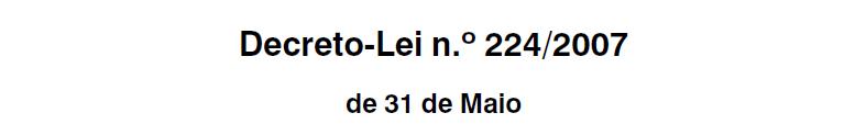 º 224/2007 SINERGIC = = Sistema