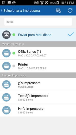 Selecionar dispositivo Esta seção mostra as instruções passo-a-passo sobre a mudança de nome e adição de dispositivos (Wi-Fi, NFC, Código QR e Endereço