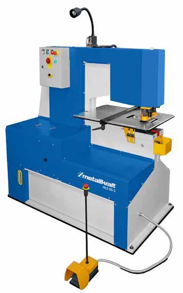 HLS - Puncionadora hidráulica com pedal e capacidades de 65 a 175 ton.