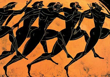 HISTÓRIA Os desafios de Olímpia Durante o período em que foram disputados, de 776 a.c.