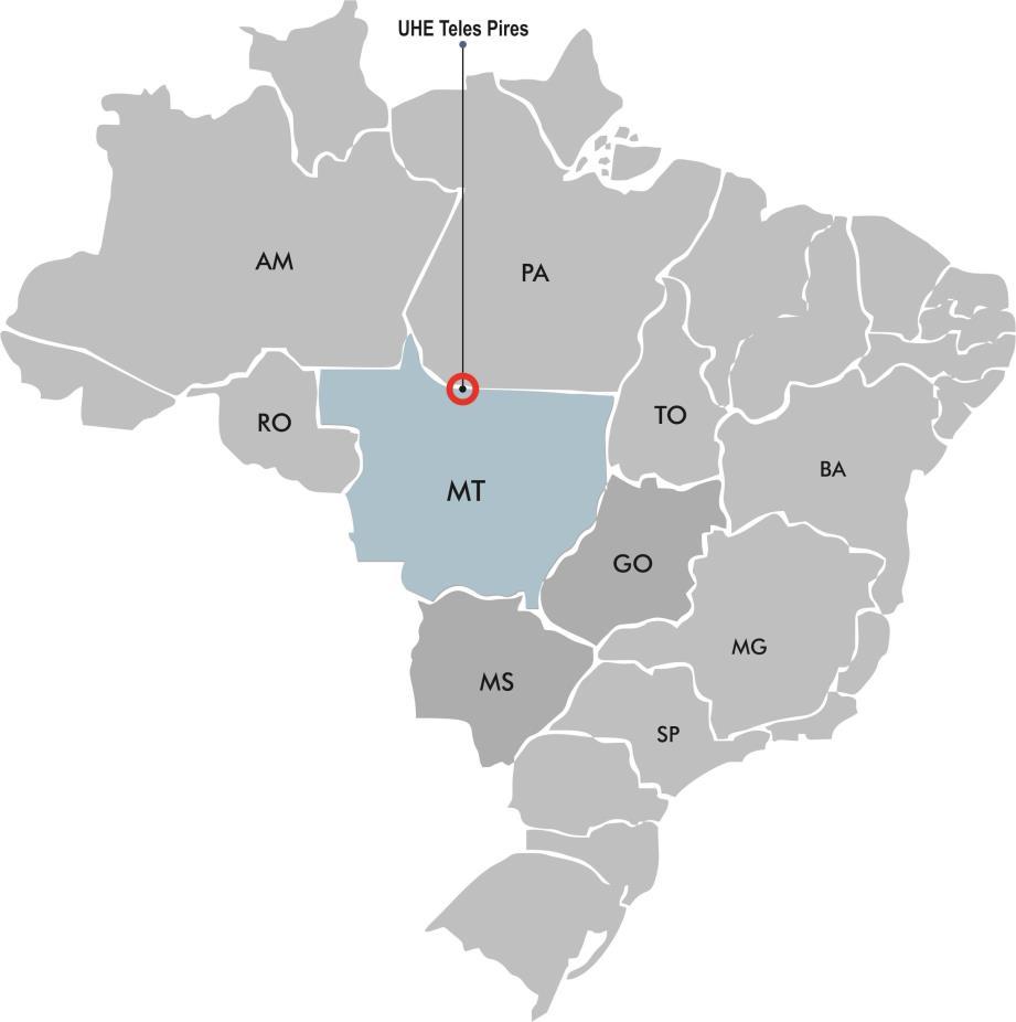 LOCALIZAÇÃO UHE Teles